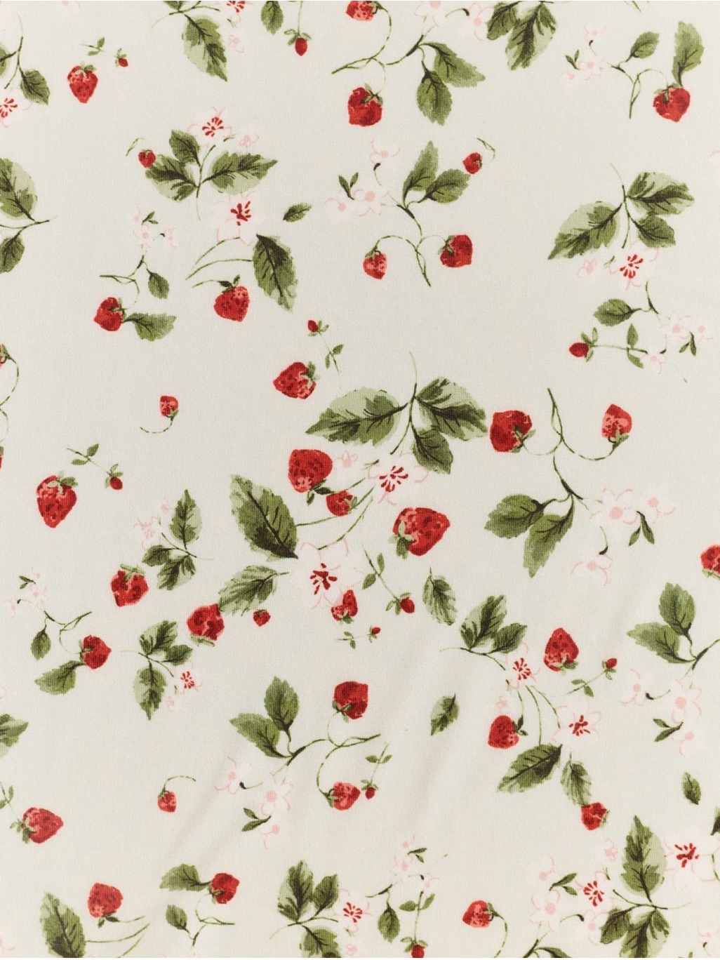 Masongrey Mint Strawberry Print Short Pajama Set — image 4 of 6